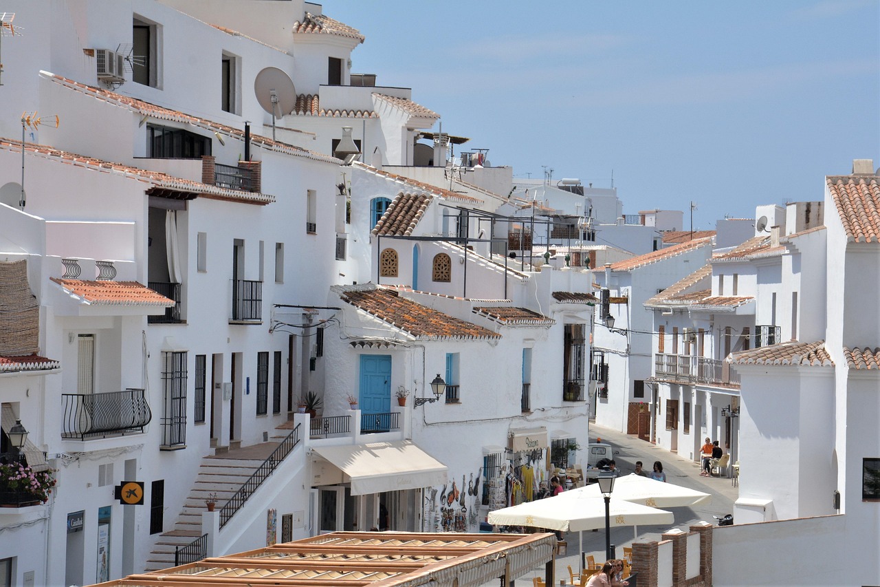 Calle urbana en España